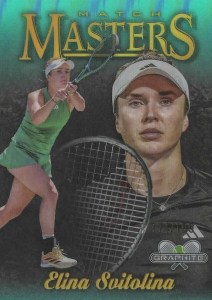 Topps Graphite 2024 Elina Svitolina Match Masters Green Chrome Card /199