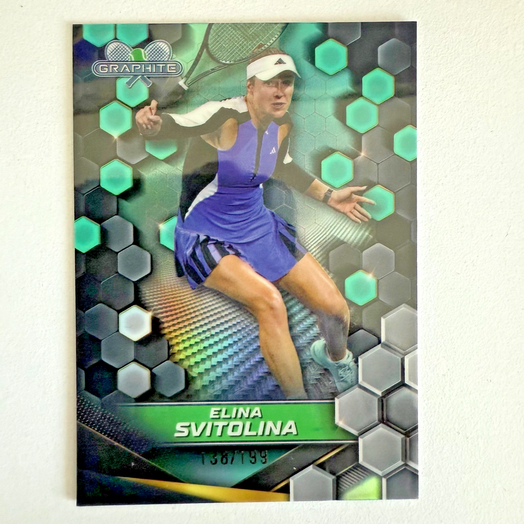 Topps Graphite 2024 Elina Svitolina Green Refractor /199 Tennis Card