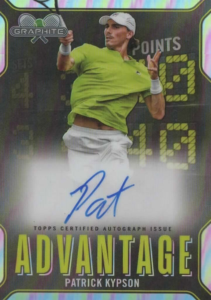 Topps Graphite 2024 Patrick Kypson Auto Chrome Tennis Autograph Chrome Card