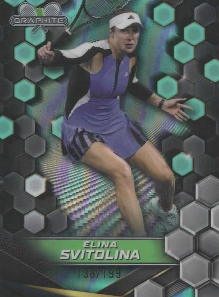Topps Graphite 2024 Elina Svitolina Green Refractor /199 Tennis Card