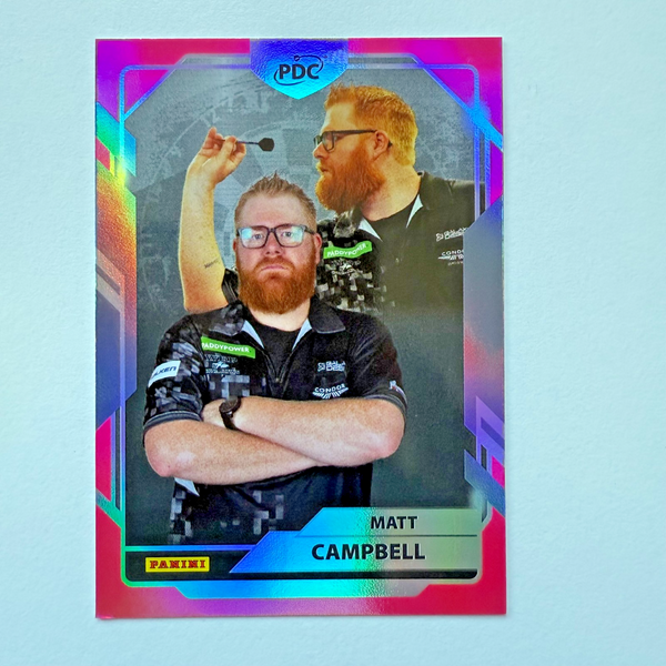 Panini 2026 PDC Matt Campbell Base Parallel /80 Darts World Championship Card