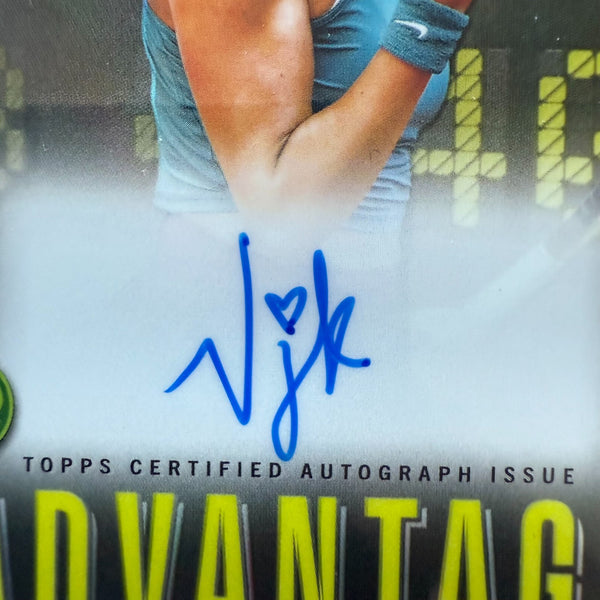 Topps Graphite 2024 Victoria Jimenez Kasintseva RC Rookie Advantage Auto Card