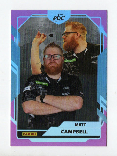 Panini 2026 PDC Matt Campbell Base Parallel /80 Darts World Championship Card