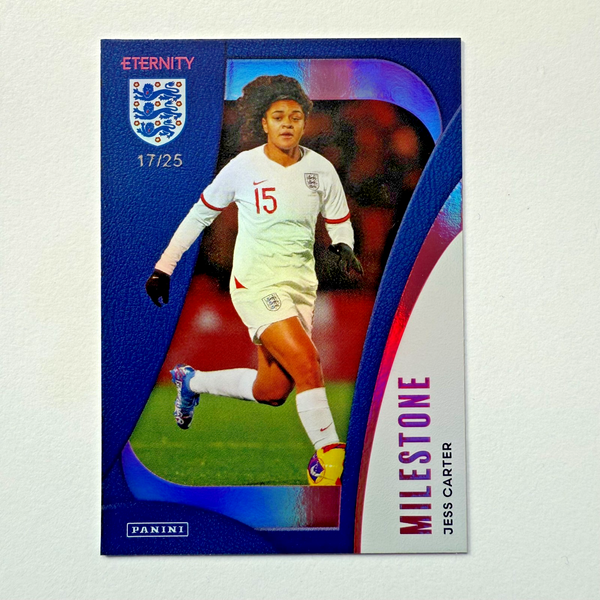 Panini Eternity 2025 Jess Carter Milestone Magenta /25 Lionesses England Card