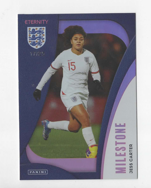 Panini Eternity 2025 Jess Carter Milestone Magenta /25 Lionesses England Card