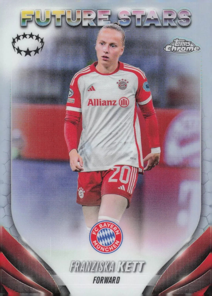 Topps Womens Chrome 2023-2024 Franziska Kett Future Stars Champions League #56