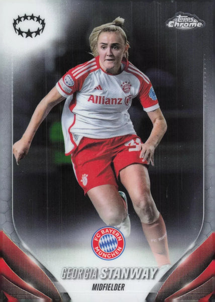Topps Womens Chrome 2023-2024 Georgia Stanway Champions League #27