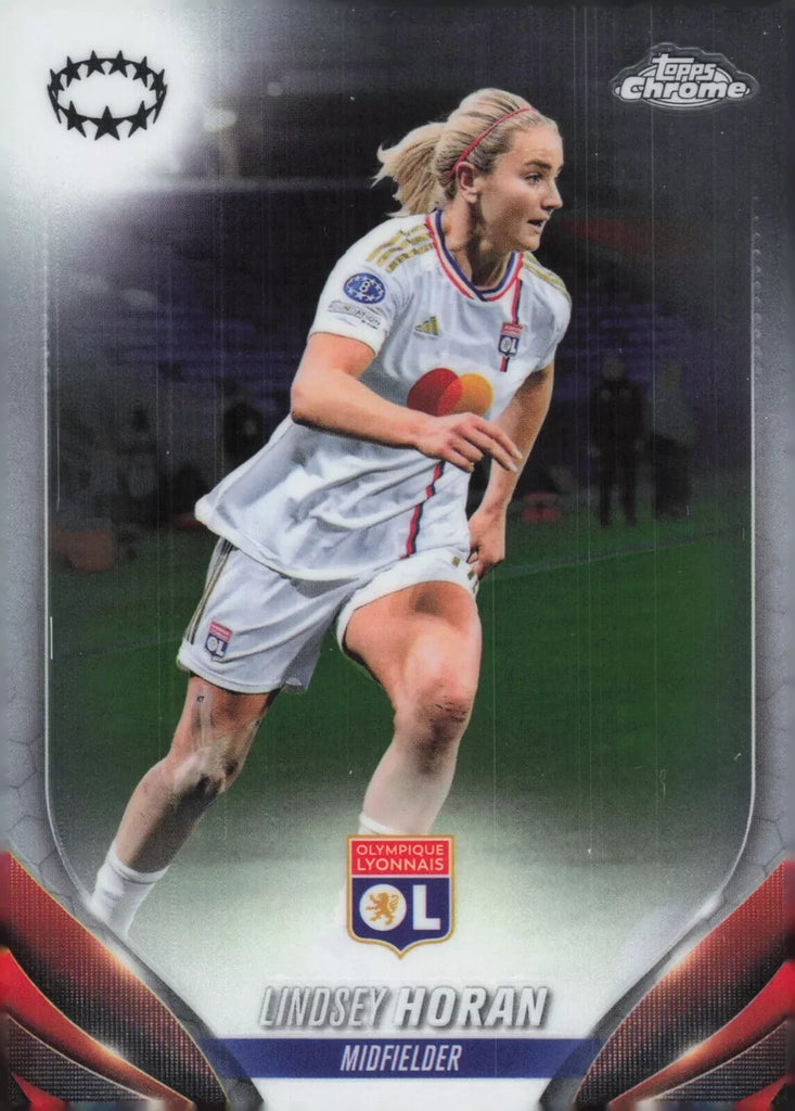 Topps Womens Chrome 2023-2024 Lindsey Horan Lyon Champions League #26