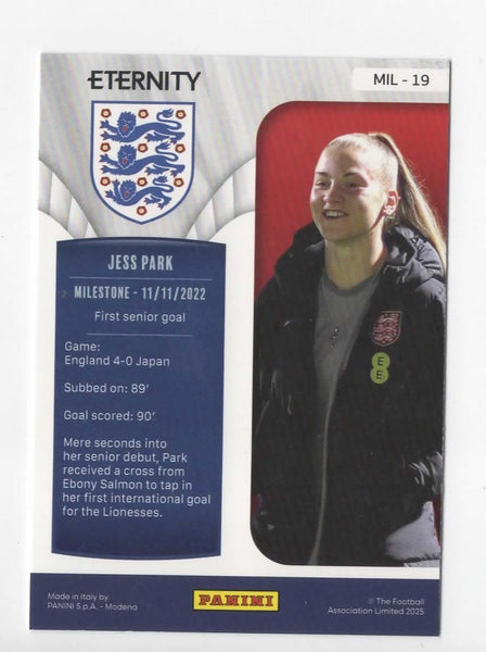 Panini Eternity 2025 Jess Park Milestone Magenta /25 Lionesses England Card
