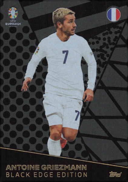 Match Attax UEFA Euro 2024 Antoine Griezmann France Black Edge Trading Card