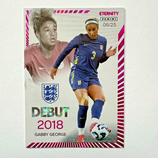 Panini Eternity 2025 Gabby George Debut Magenta /25 Lionesses England Card
