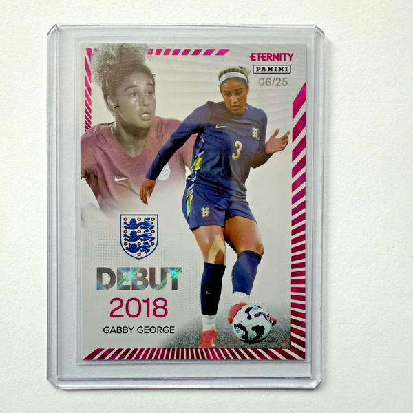 Panini Eternity 2025 Gabby George Debut Magenta /25 Lionesses England Card