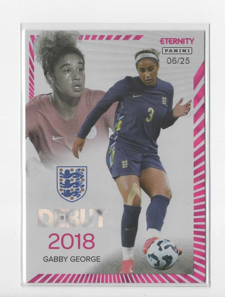 Panini Eternity 2025 Gabby George Debut Magenta /25 Lionesses England Card