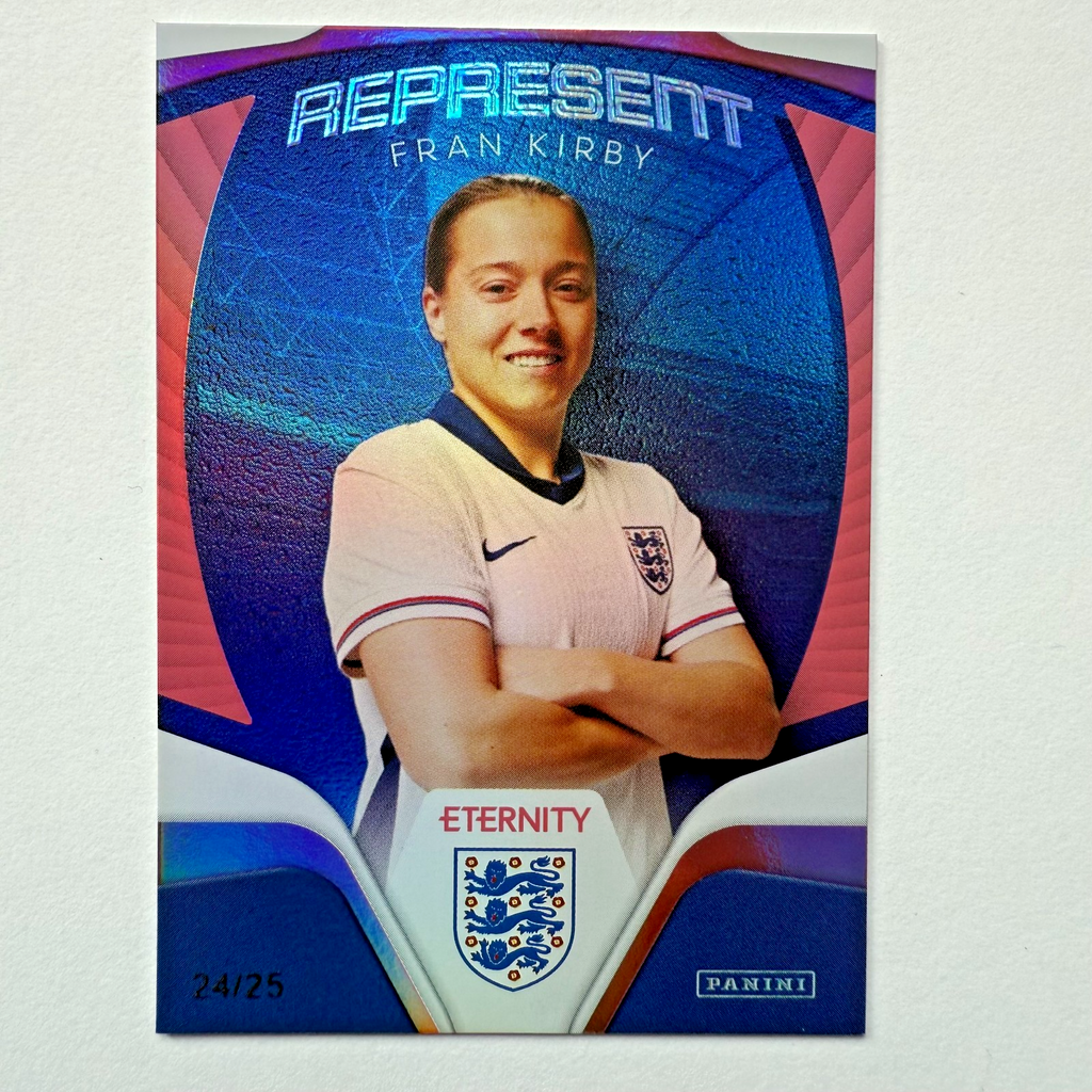 Panini Eternity 2025 Fran Kirby Represent Magenta /25 England Lionesses Card