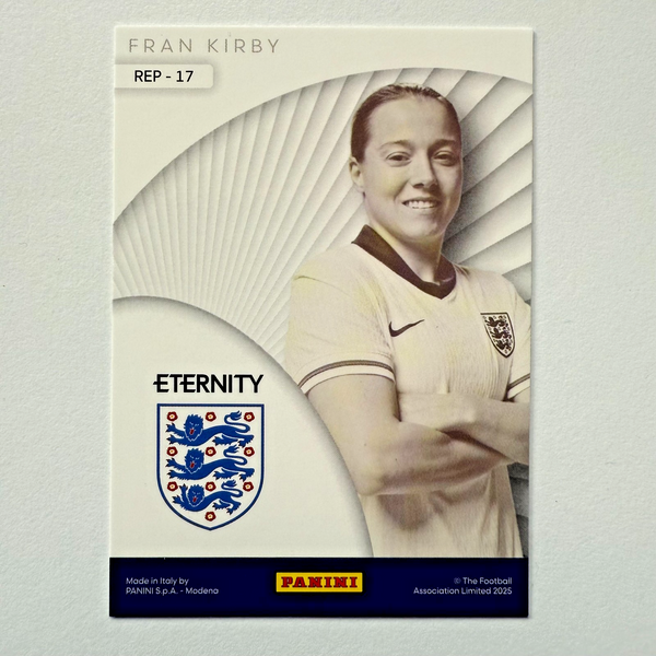 Panini Eternity 2025 Fran Kirby Represent Magenta /25 England Lionesses Card