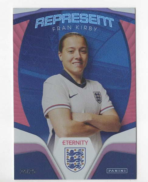 Panini Eternity 2025 Fran Kirby Represent Magenta /25 England Lionesses Card