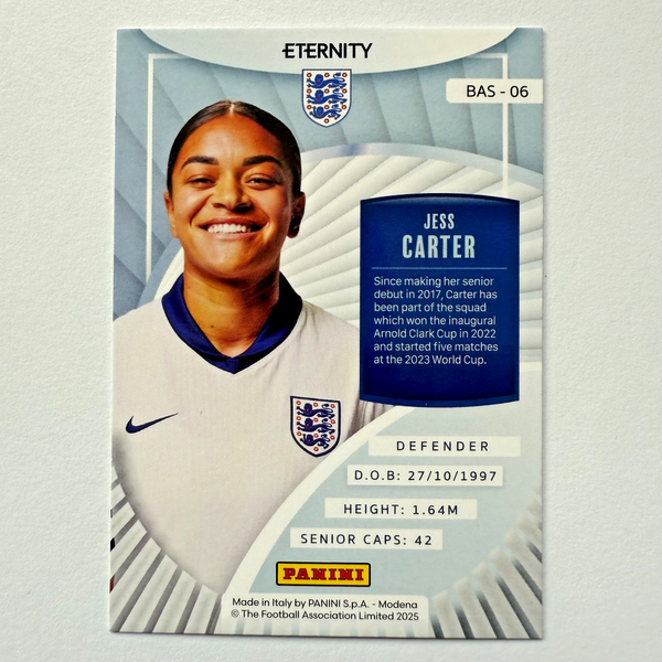 Panini Eternity 2025 Jess Carter Base Magenta /25 England Lionesses England Card