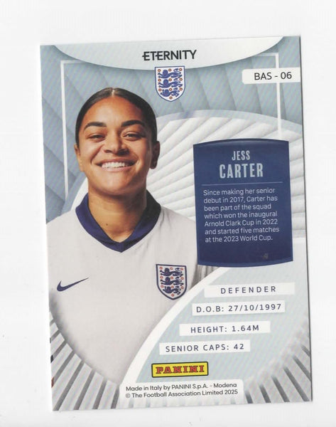 Panini Eternity 2025 Jess Carter Base Magenta /25 England Lionesses England Card