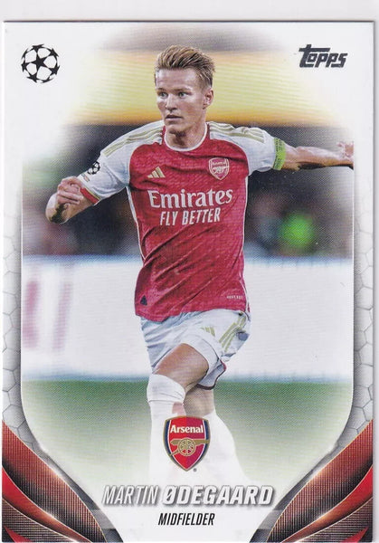 Topps Chrome Hobby UCC Champions League 23/24 Martin Odegaard Arsenal Card #111