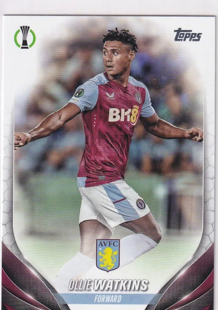 Topps Chrome Hobby UCC Champions League 23/24 Ollie Watkins Aston Villa Card