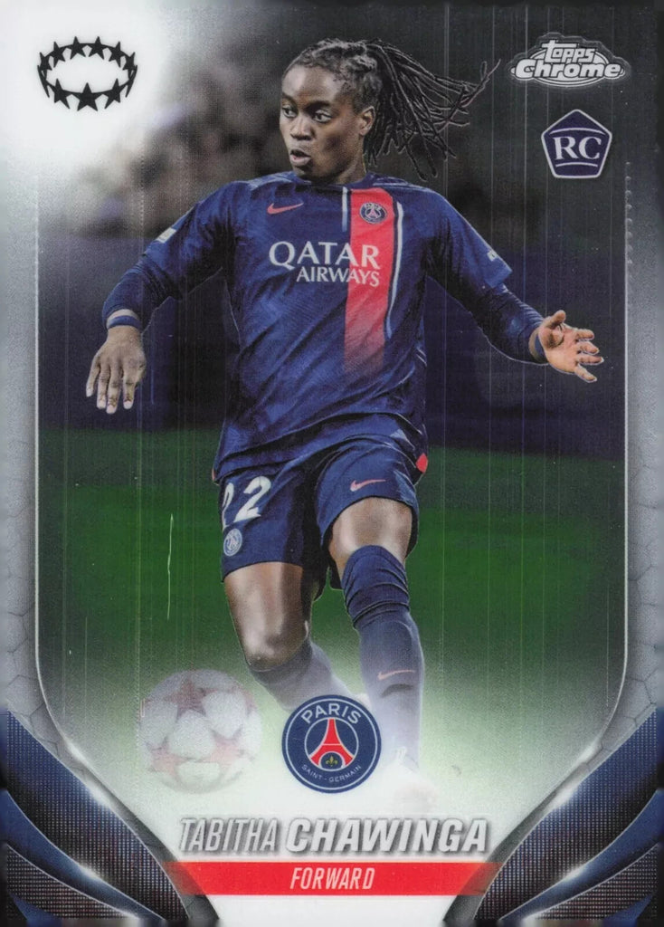 Topps Womens Chrome 2023-2024 Tabitha Chawinga PSG Base Card #47