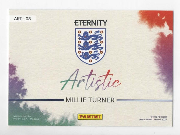 Panini Eternity Lionesses 2025 Millie Turner England Artistic Green Card /50