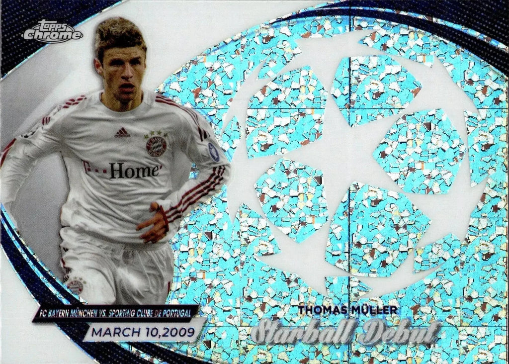 Topps Chrome Hobby UCC Champions League 2023/24 Thomas Muller Starball Debut