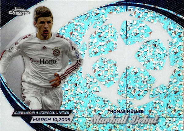 Topps Chrome Hobby UCC Champions League 2023/24 Thomas Muller Starball Debut