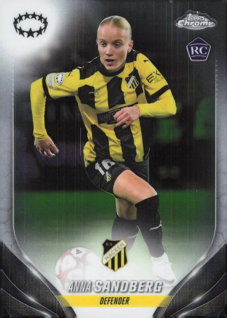 Topps Womens Chrome 2023-2024 Anna Sandberg BK Hacken Base Card #87
