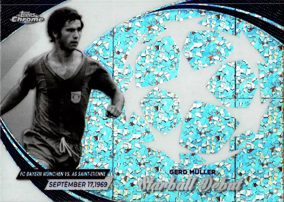 Topps Chrome Hobby UCC Champions League 2023/24 Gerd Muller Starball Debut