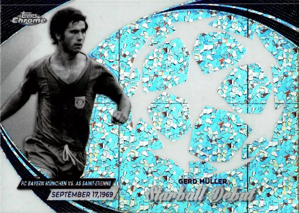 Topps Chrome Hobby UCC Champions League 2023/24 Gerd Muller Starball Debut