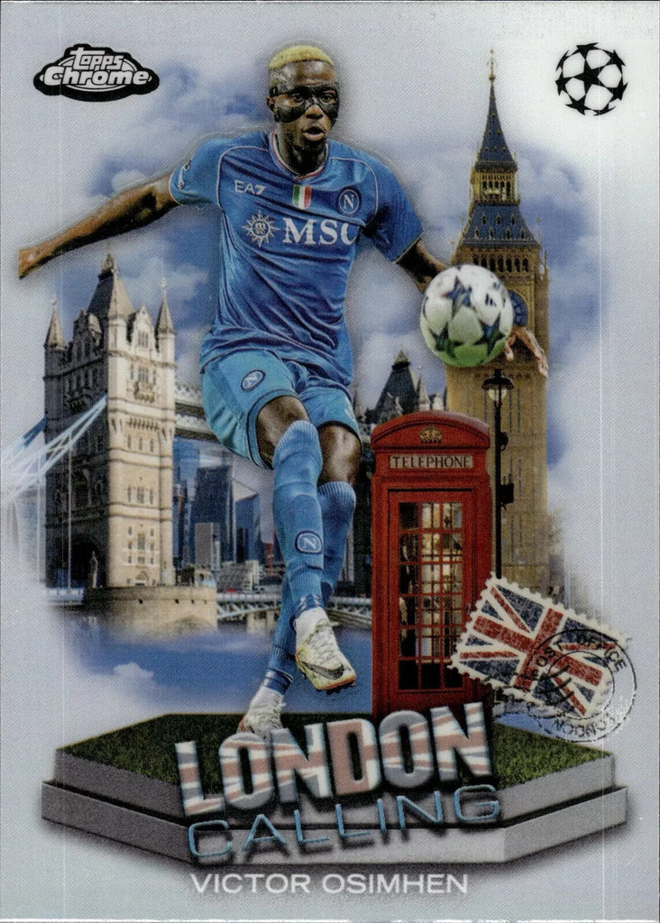 Topps Chrome Hobby UCC Champions League 2023/24 Victor Osimhen London Calling
