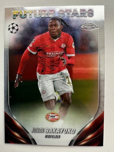 Topps Chrome Hobby UCC Champions League 2023/24 Johan Bakayoko Future Stars