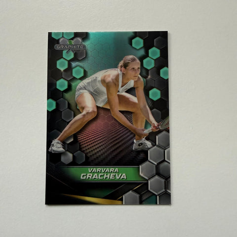 Topps 2024 Graphite Tennis Varvara Gracheva Green Refractor Parallel Chrome /199