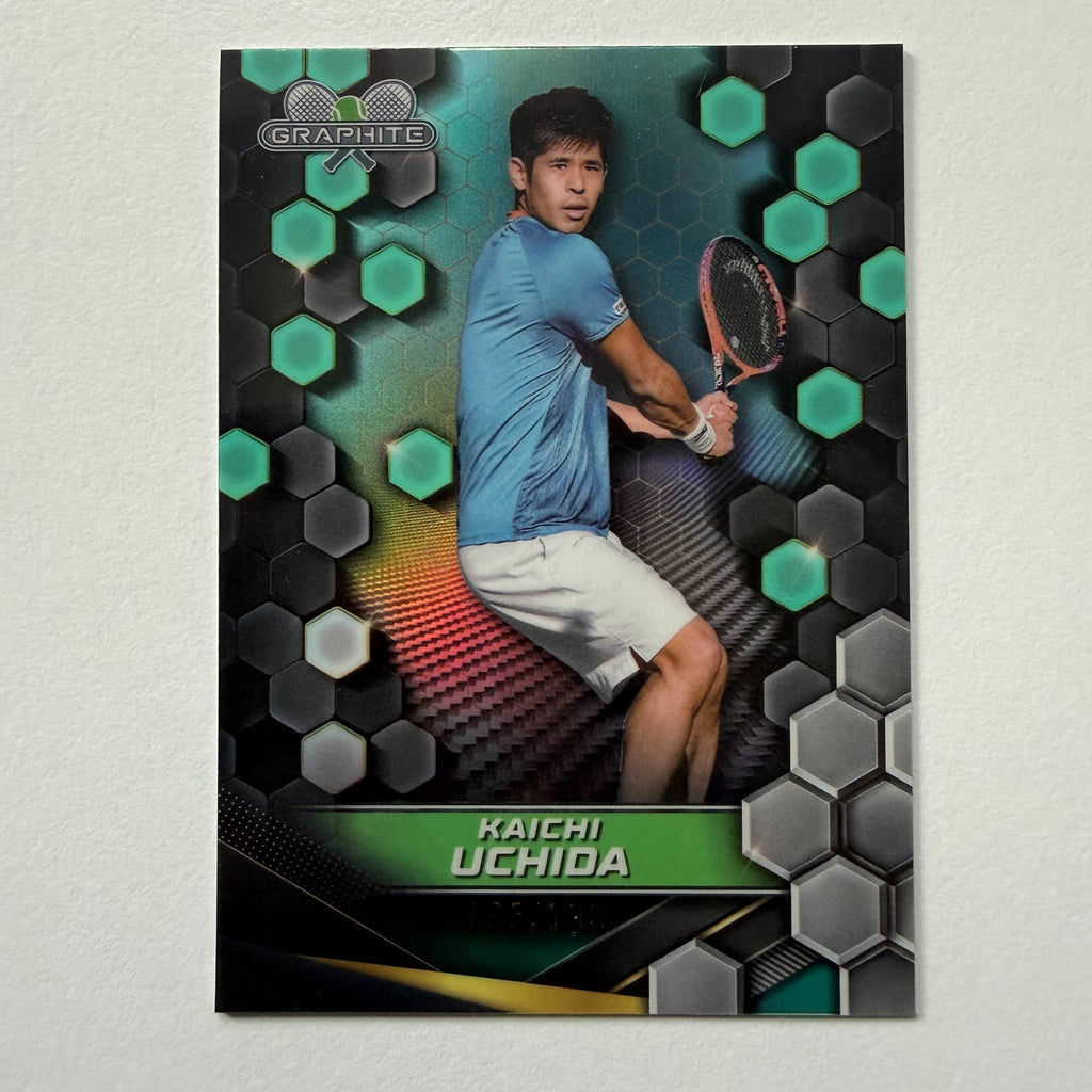 Topps 2024 Graphite Tennis Kaichi Uchida Green Refractor Parallel Chrome /199