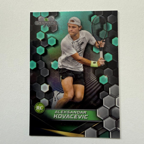 Topps 2024 Graphite Tennis Aleksandar Kovacevic Green Rookie Chrome /199