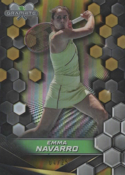 Emma Navarro 2024 Topps Graphite Gold Parallel /25 MGC 9 – Rare Graded