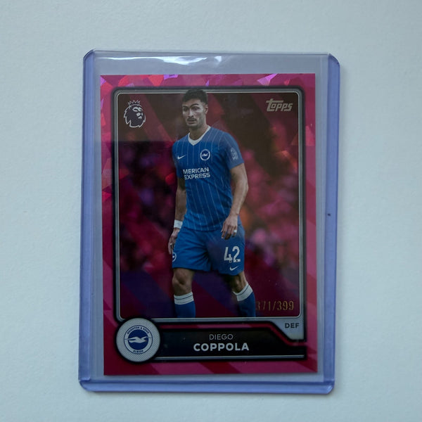 Topps Flagship Premier League 2026/27 Diego Coppola Pink Parallel /399 Brighton