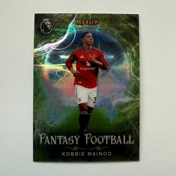 Kobbie Mainoo Fantasy Football Insert Merlin Premier League 2026 Manchester Utd