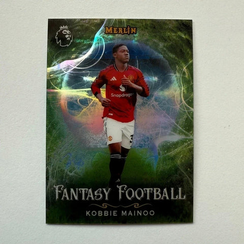 Kobbie Mainoo Fantasy Football Insert Merlin Premier League 2026 Manchester Utd