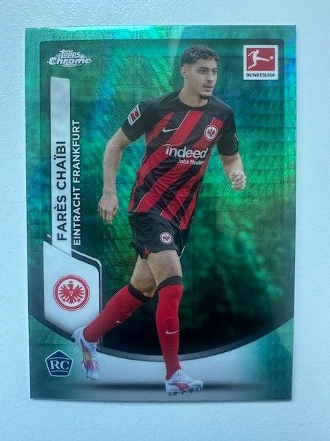 Topps Chrome Bundesliga 2023/24 Fares Chaibi Eintracht Frankfurt Card #28