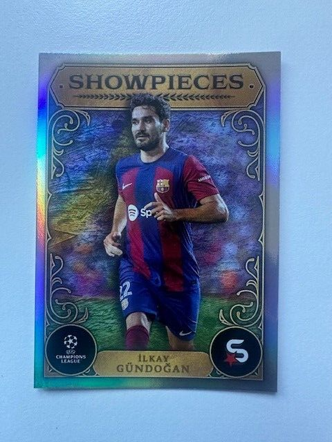 Topps Superstars 2024 23/24 Ilkay Gundogan Showpieces Barcelona Trading Card