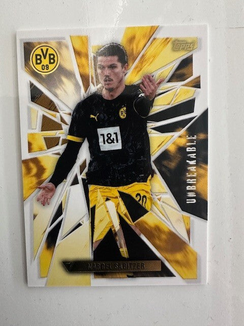 Topps Vernissage Borussia Dortmund 2023/24 Marcel Sabitzer Unbreakable Card 20