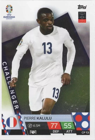 Match Attax Euro 2024 Pierre Kalulu France Challenger Topps UEFA Card CP 13