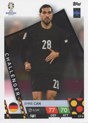 Match Attax Euro 2024 Emre Can Germany Challenger Topps UEFA Card CP 2