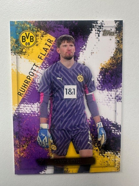 Topps Vernissage Borussia Dortmund 2023/24 Gregor Kobel Ruhrpott Flair Card