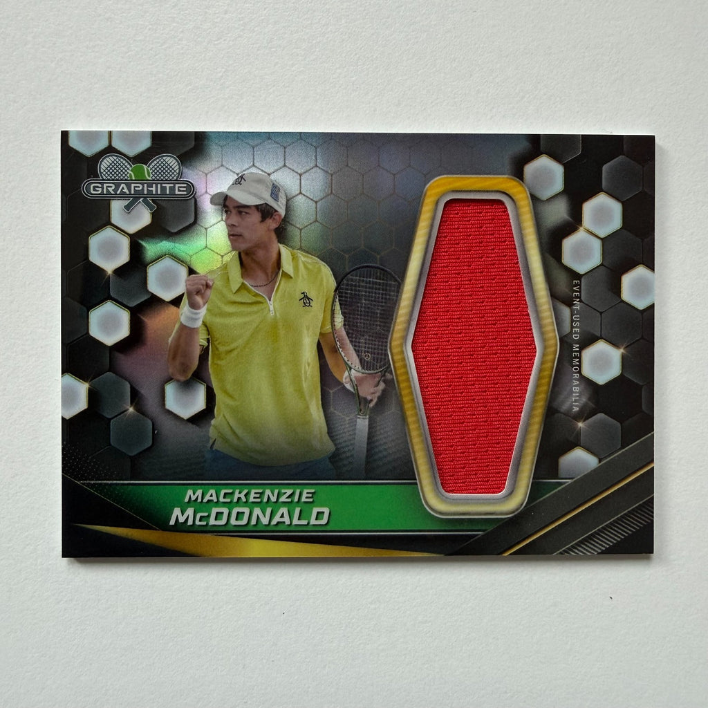 Topps 2024 Graphite Tennis Mackenzie Mcdonald Event Used Relic Chrome Card