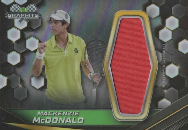 Topps 2024 Graphite Tennis Mackenzie Mcdonald Event Used Relic Chrome Card