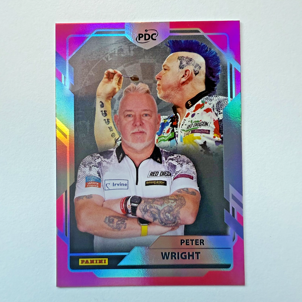 Panini 2026 PDC Peter Wright Base Parallel /80 Darts World Championship Card