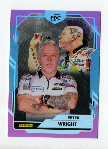 Panini 2026 PDC Peter Wright Base Parallel /80 Darts World Championship Card